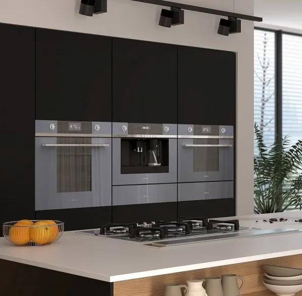 SMEG תנור בנוי 60 ס"מ זכוכית כסופה ניקוי באדים סדרת LINEA תוצרת SMEG דגם SF6101VS — תמונה 3